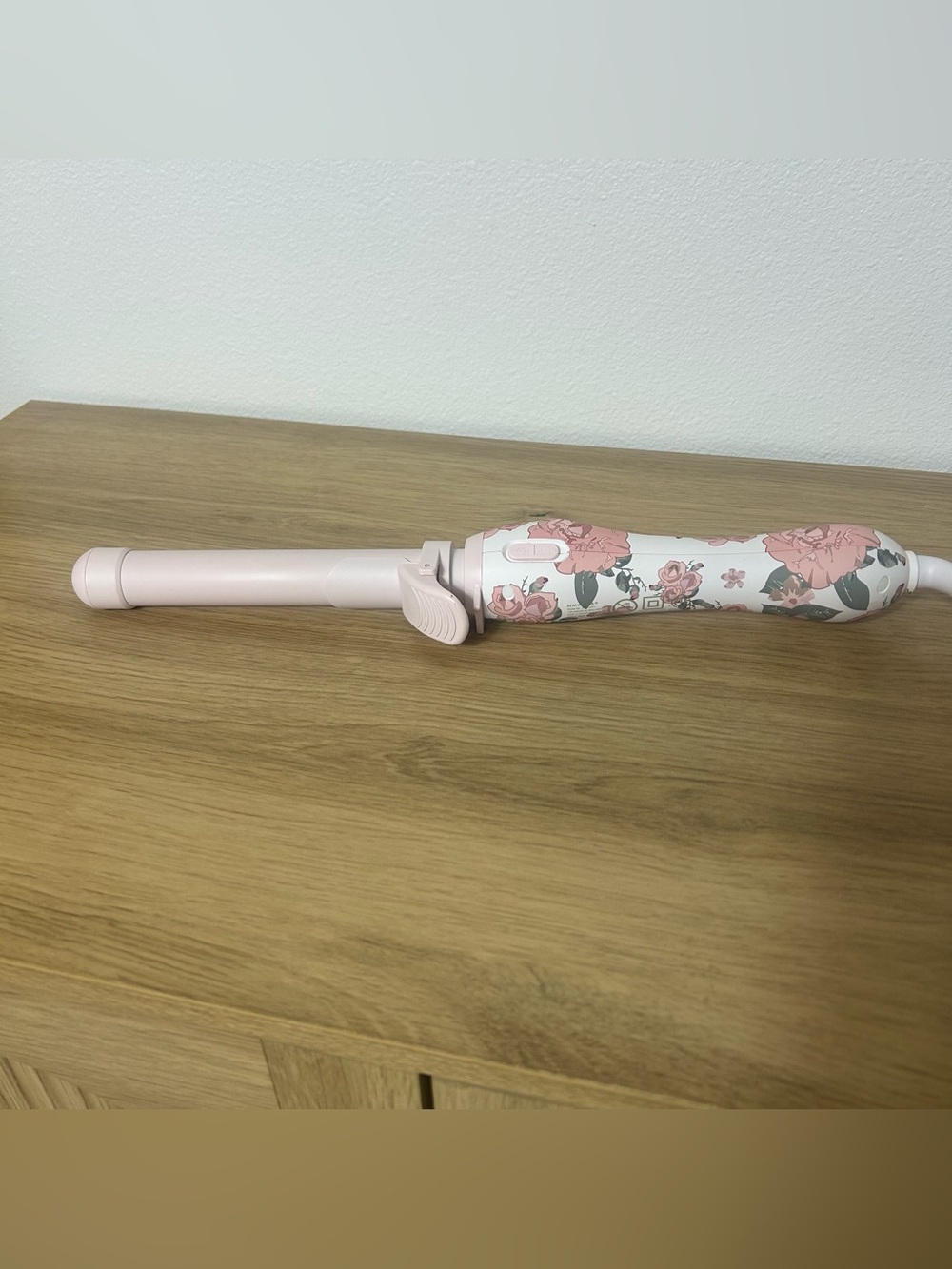 Limited edition beach waver rotating hair curling iron flowers